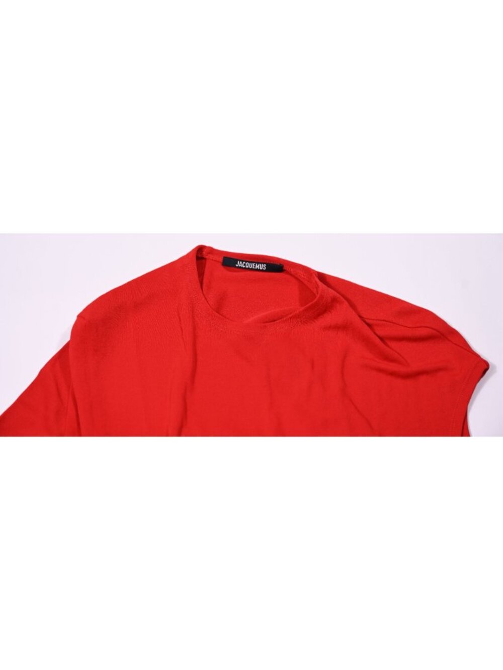 Jacquemus La robe Salerno Midi Dress in Red - Picture 4 of 8